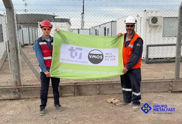 Grupo Metalfast reconocido como Mejor Contratista del Mes en el proyecto VMOS Punta Colorada